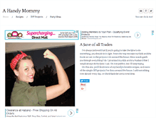 Tablet Screenshot of ahandymommy.com